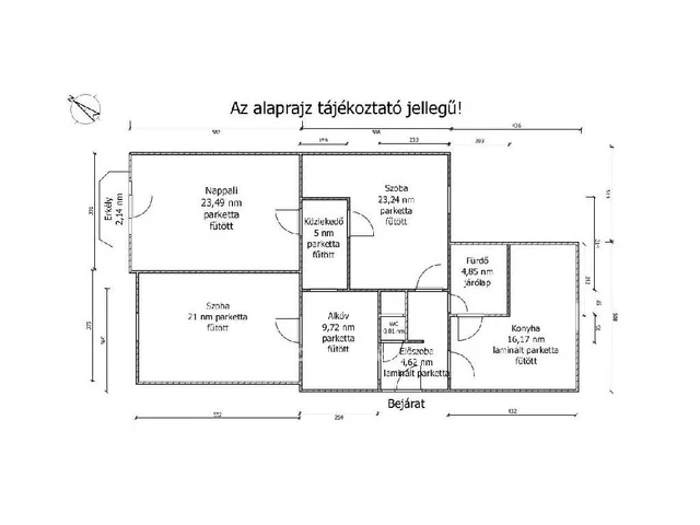 Eladó lakás Győr, Belváros 105 nm