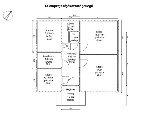 Eladó ház Győr 70 nm