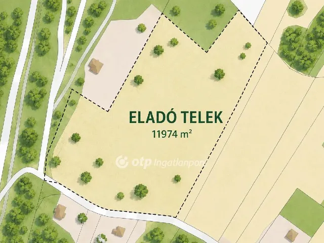 Eladó telek Écs 11974 nm