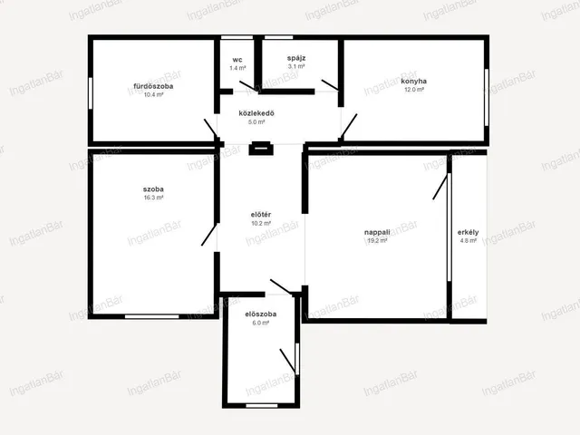 Eladó lakás Mezőkövesd 120 nm