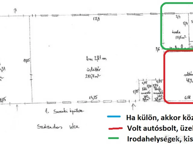 Kiadó kereskedelmi és ipari ingatlan Szolnok 100 nm