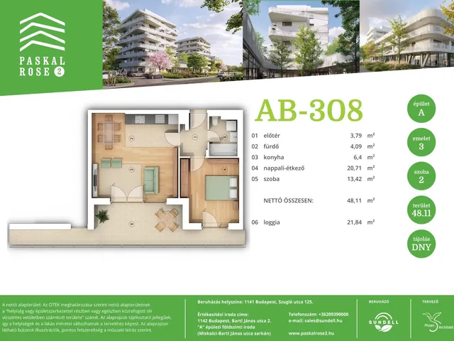 Eladó lakás Budapest XIV. kerület 48 nm