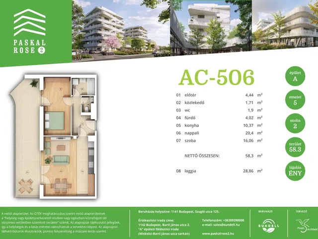 Eladó lakás Budapest XIV. kerület 59 nm