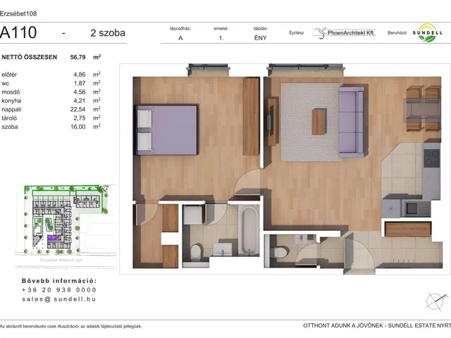 Eladó lakás Budapest XIV. kerület 57 nm