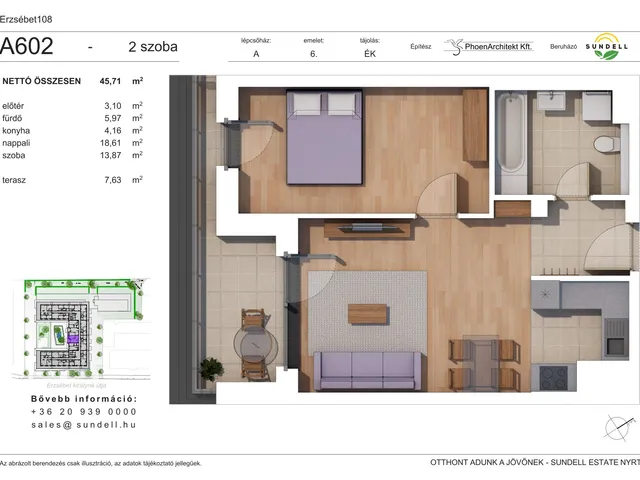 Eladó lakás Budapest XIV. kerület 46 nm