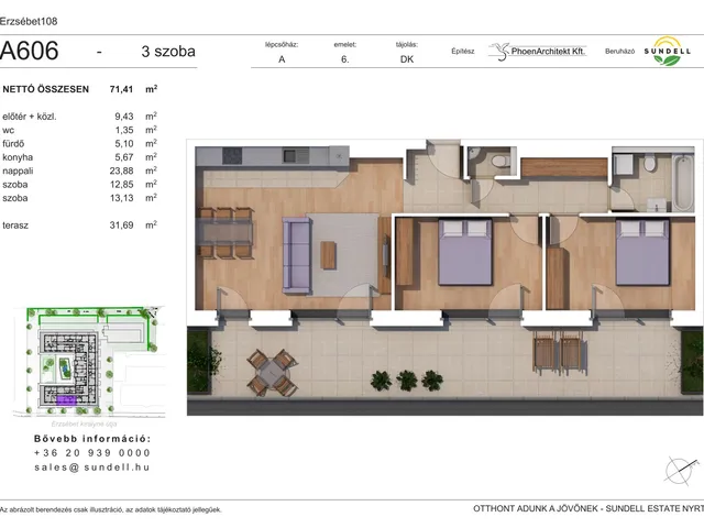 Eladó lakás Budapest XIV. kerület 71 nm