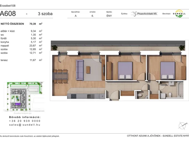 Eladó lakás Budapest XIV. kerület 70 nm