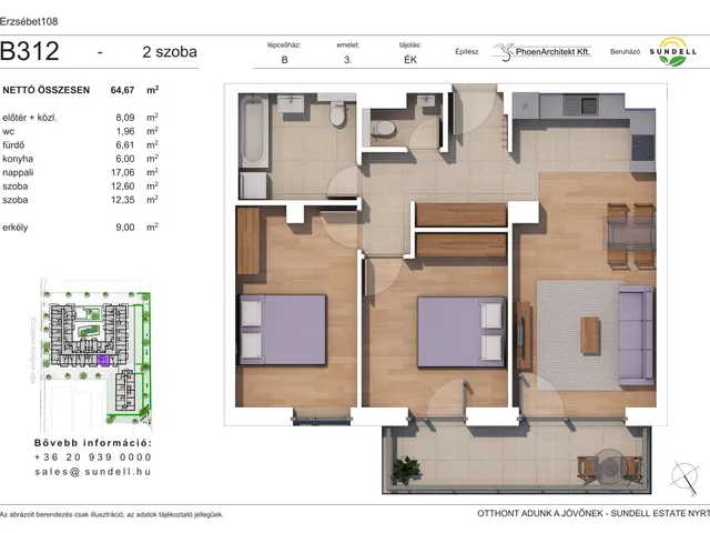 Eladó lakás Budapest XIV. kerület 65 nm