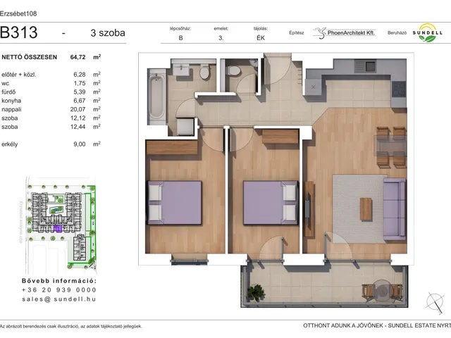 Eladó lakás Budapest XIV. kerület 65 nm