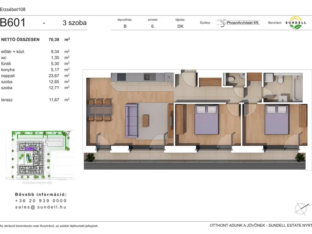 Eladó lakás Budapest XIV. kerület 70 nm