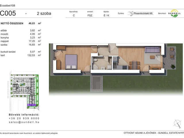 Eladó lakás Budapest XIV. kerület 46 nm