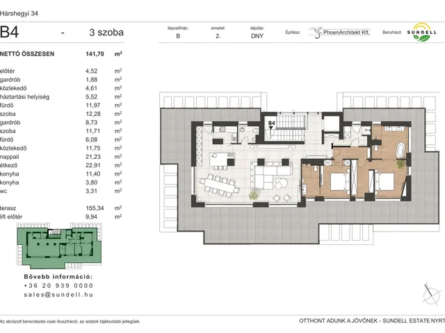 Eladó lakás Budapest II. kerület 142 nm
