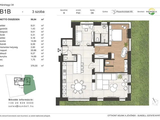 Eladó lakás Budapest II. kerület 100 nm