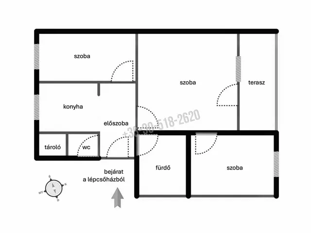 Eladó lakás Rétság 58 nm