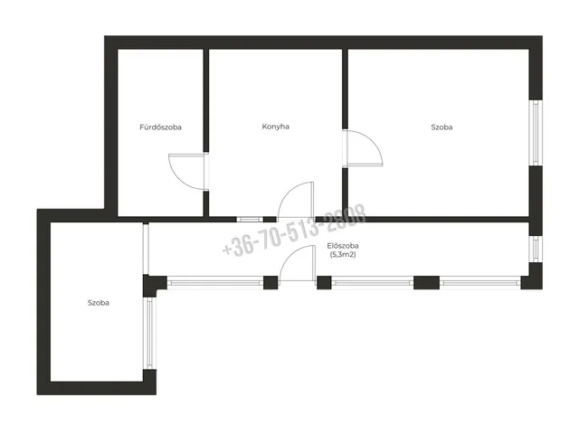 Eladó ház Hont 52 nm