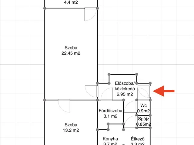 Eladó lakás Vác, Deákvár 57 nm