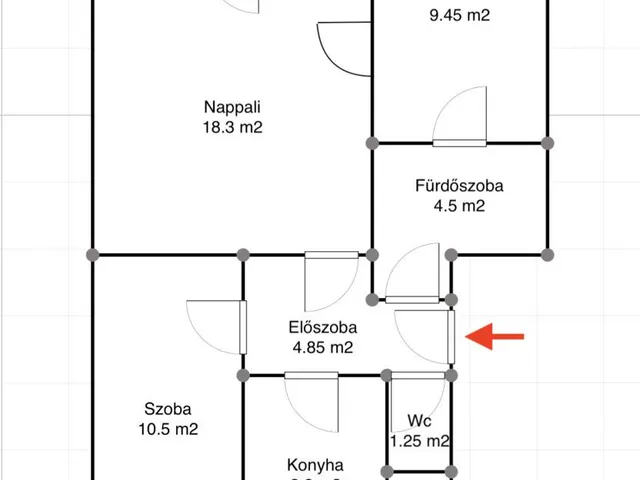 Eladó lakás Rétság 58 nm