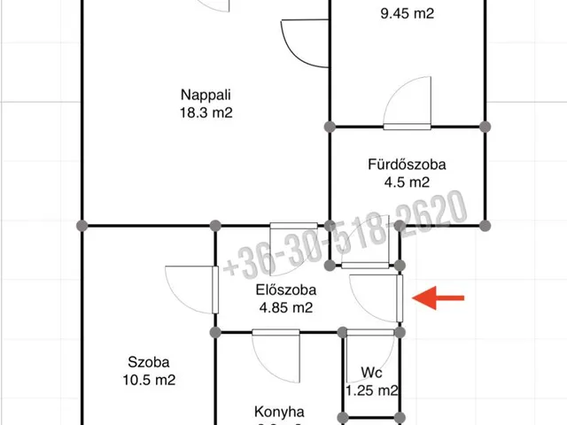Eladó lakás Rétság, Rózsavölgy utca 58 nm