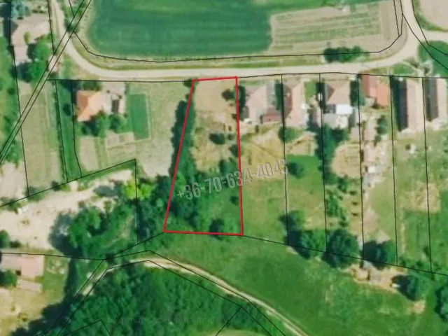 Eladó telek Cserháthaláp 1704 nm
