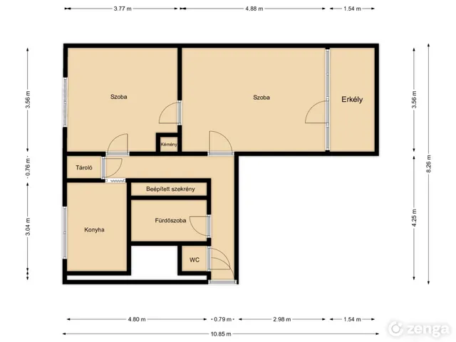 Eladó lakás Zalaegerszeg, Kertváros 57 nm