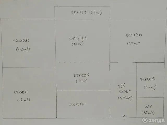 Eladó lakás Szekszárd, Alsóváros 78 nm