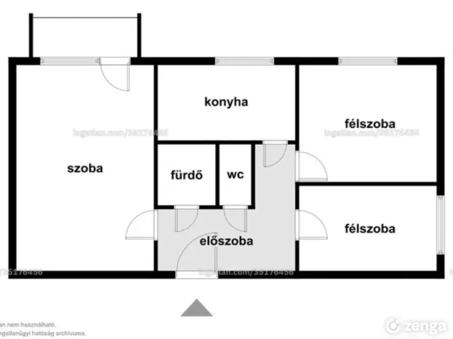 Eladó lakás Székesfehérvár, Palotaváros 55 nm