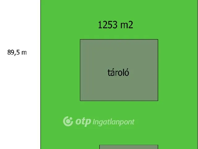 Eladó telek Kulcs 1253 nm