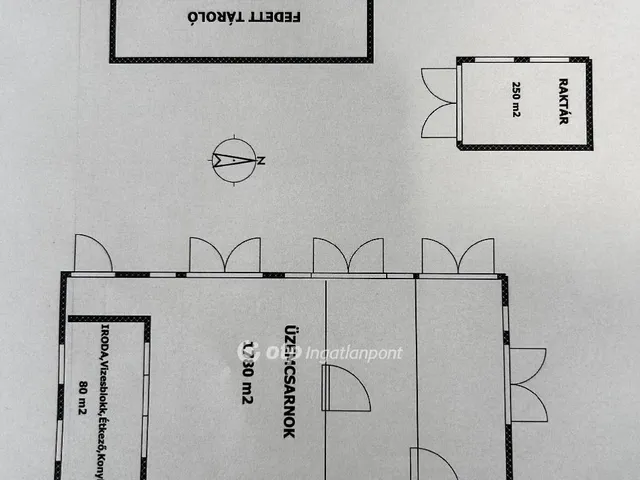 Eladó kereskedelmi és ipari ingatlan Tass 1780 nm