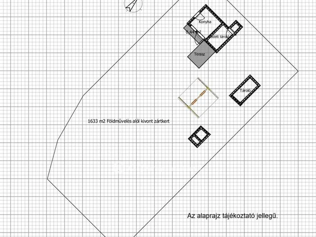 Eladó telek Dunaújváros 1633 nm