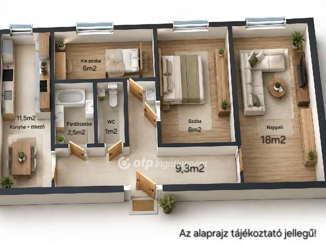 Eladó lakás Dunaújváros 59 nm