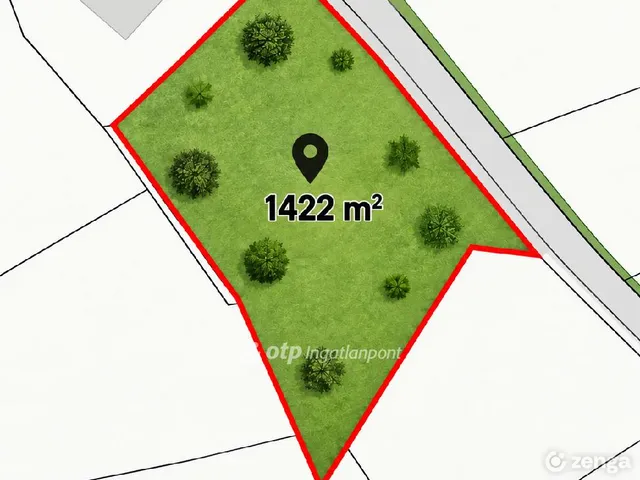 Eladó telek Rácalmás 1422 nm