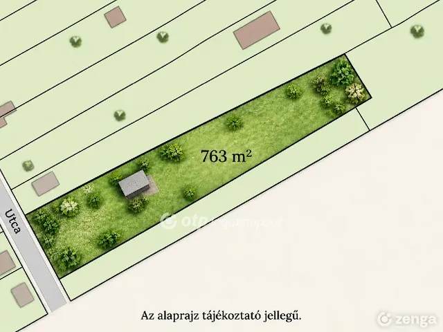 Eladó telek Kulcs 763 nm