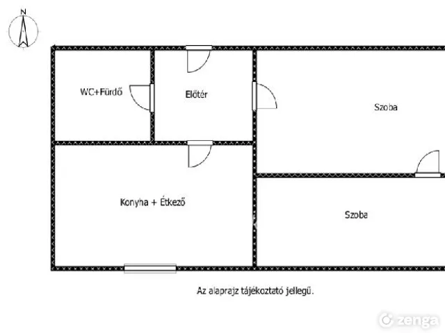 Eladó ház Dunaföldvár 54 nm
