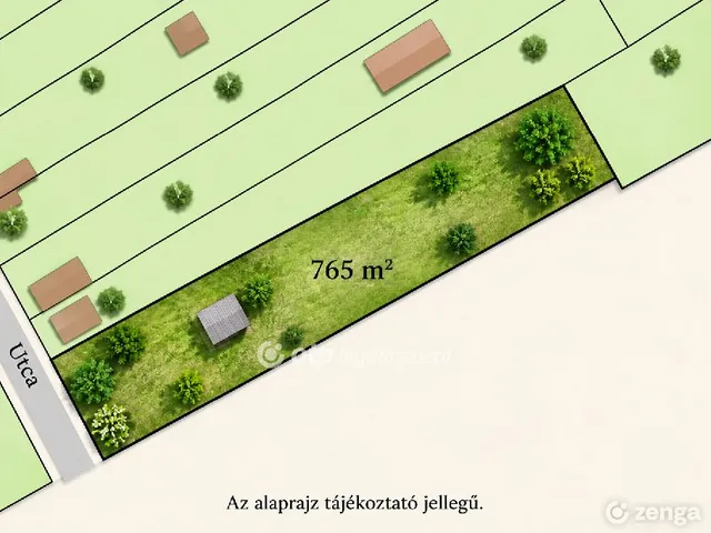 Eladó telek Kulcs 765 nm