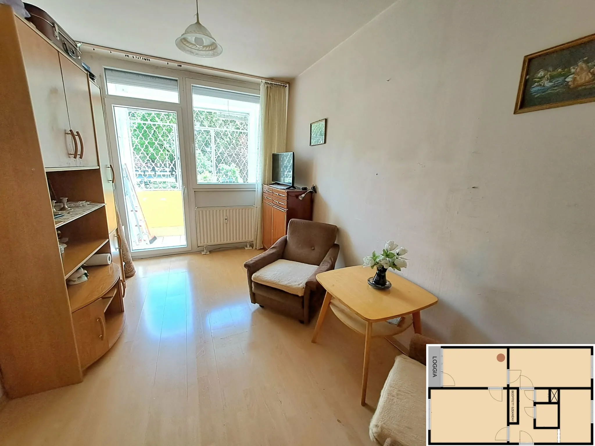 3-soban stan, 61 m²