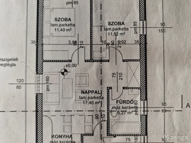 Eladó telek Kisapostag 780 nm
