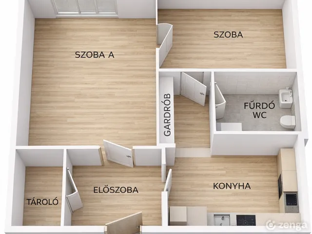 Eladó lakás Diósd, Ófalu 53 nm