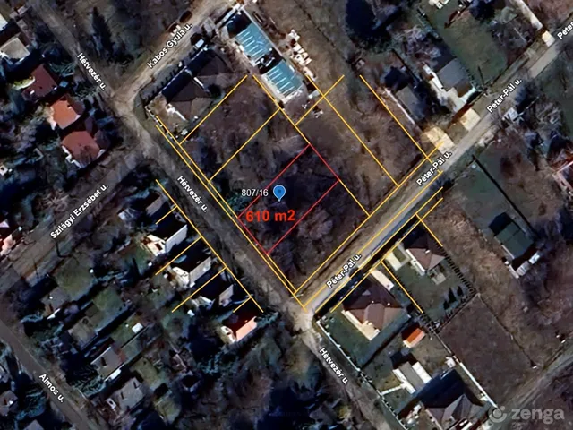 Eladó telek Siófok, Sóstó 610 nm