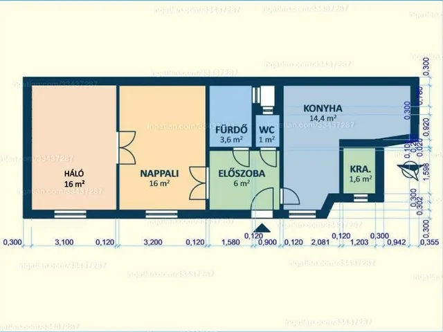 Eladó lakás Budapest XII. kerület 58 nm