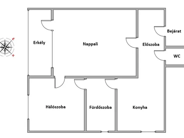 Eladó lakás Budapest XIX. kerület 53 nm