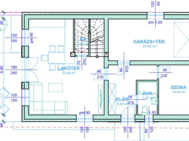 Eladó ház Budapest XVIII. kerület, Kossuth Ferenc-telep 142 nm