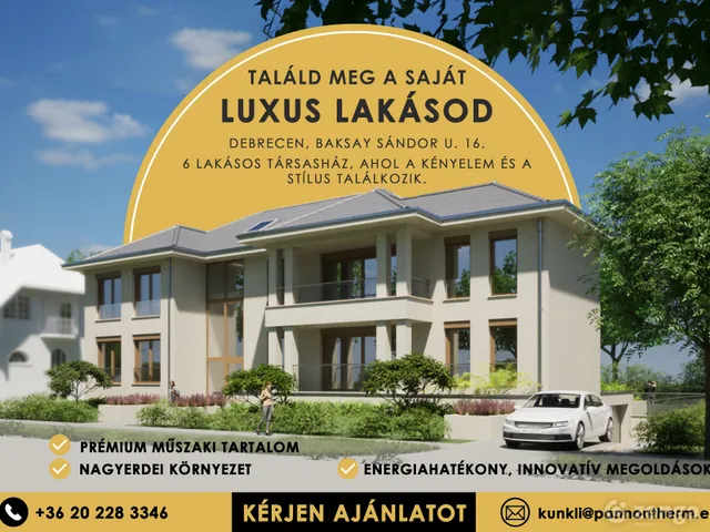 Eladó lakás Debrecen, Nagyerdőalja 58 nm