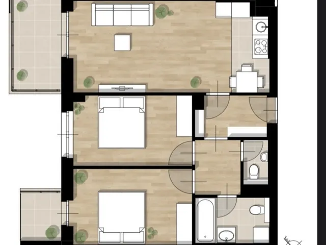 Eladó lakás Budapest XIII. kerület, Lőportárdűlő 67 nm