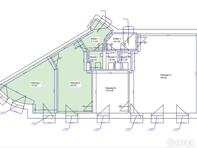 Kiadó kereskedelmi és ipari ingatlan Miskolc, Belváros 46 nm