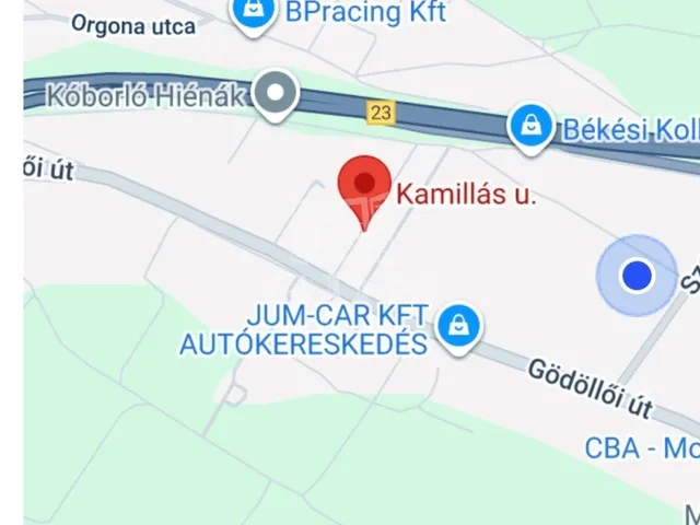 Eladó telek Mogyoród 1421 nm