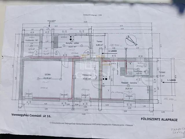 Eladó ház Veresegyház, Mézesvölgy 82 nm