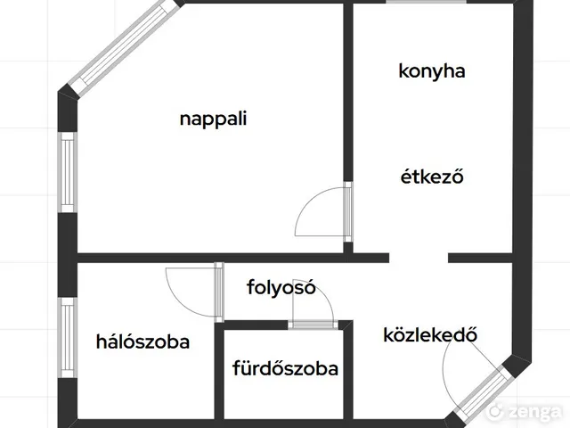 Eladó lakás Debrecen, Tócóvölgy 46 nm