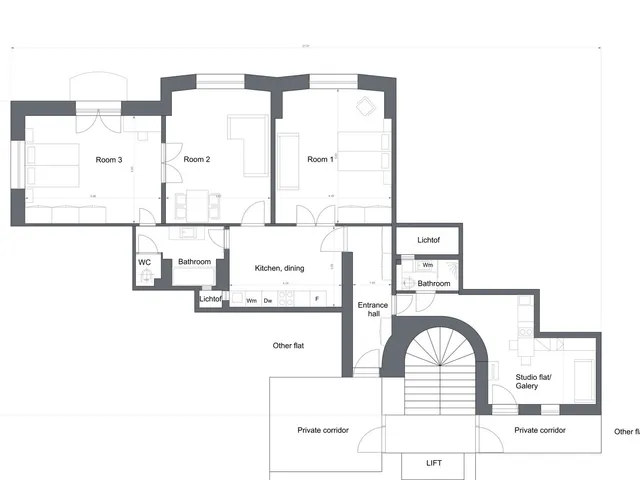 Eladó lakás Budapest VII. kerület, Belső-Erzsébetváros, Wesselényi utca 107 nm