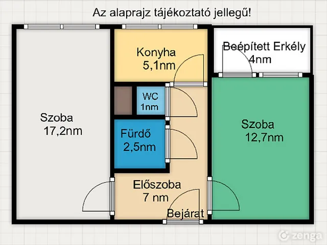Eladó lakás Budapest III. kerület, Békásmegyer 47 nm