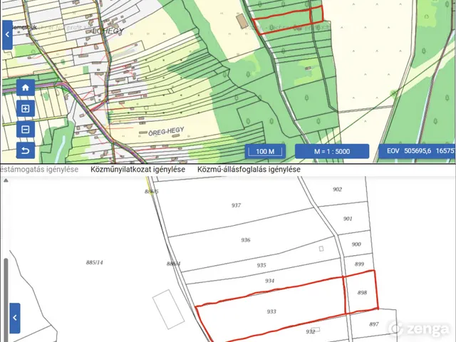 Eladó telek Nemesbük 9322 nm